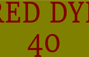 RED DYE 40